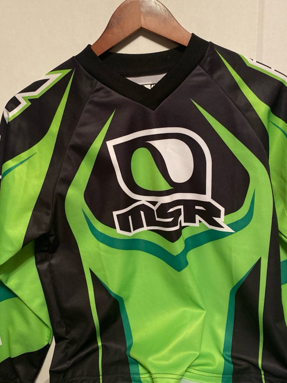 Men’s Green and Black Racing Jersey